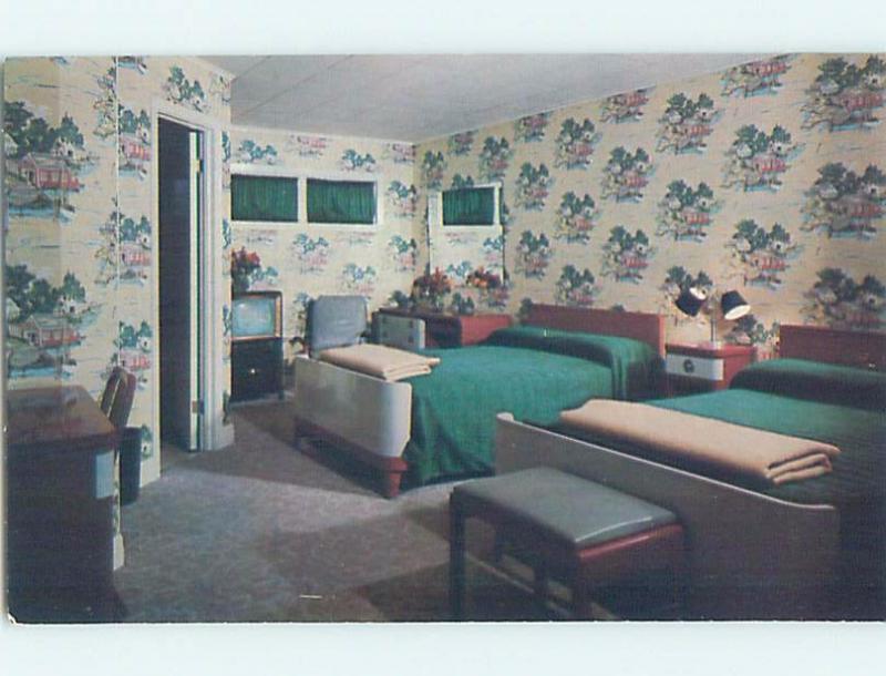 Unused Pre-1980 MOTEL SCENE Lake George Village New York NY B5530