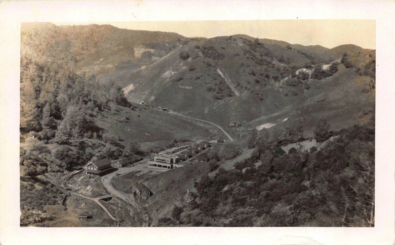 RP Postcard Aerial View of a Military Camp in Los Angeles, California~114591