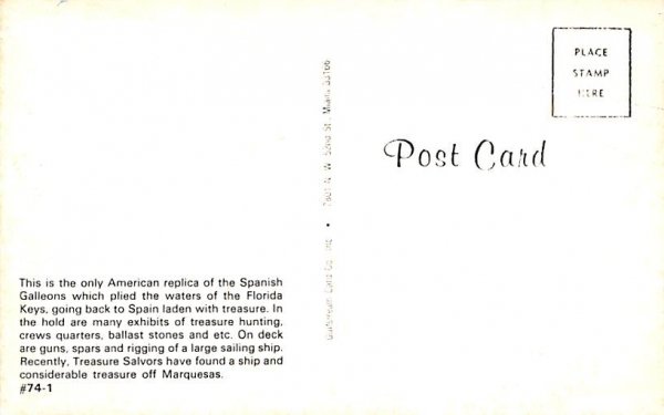This is the only American replica of the Spanish Galleons  Florida Keys s, Fl...