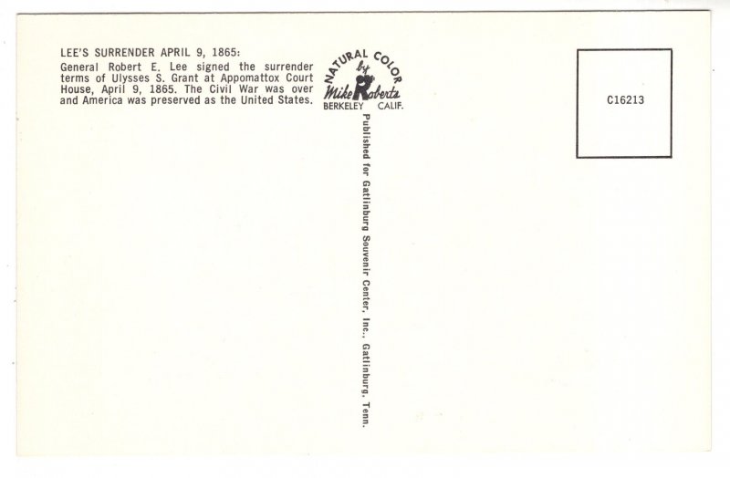 Lee's Surrender 1865, Civil War, Military