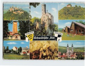 Postcard Attractions in Württemberg Germany