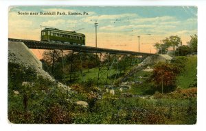 PA - Easton. Bushkill Park, Trolley ca 1919