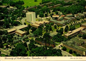 North Carolina Greensboro Aerial View University Of North Carolina