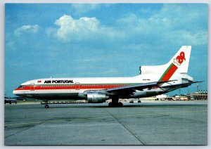 Airplane Postcard Air Portugal Airlines Lockheed L-1011 Tristar 500 CS-TED CG7