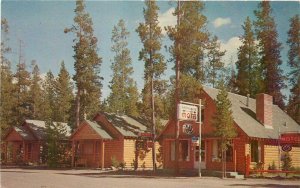 Arrowhead Motel roadside Yellowstone Montana Postcard MWM 20-1666