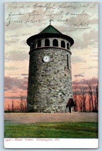 1905 Wilmington Delaware Postcard Water Tower Building Exterior View Unposted