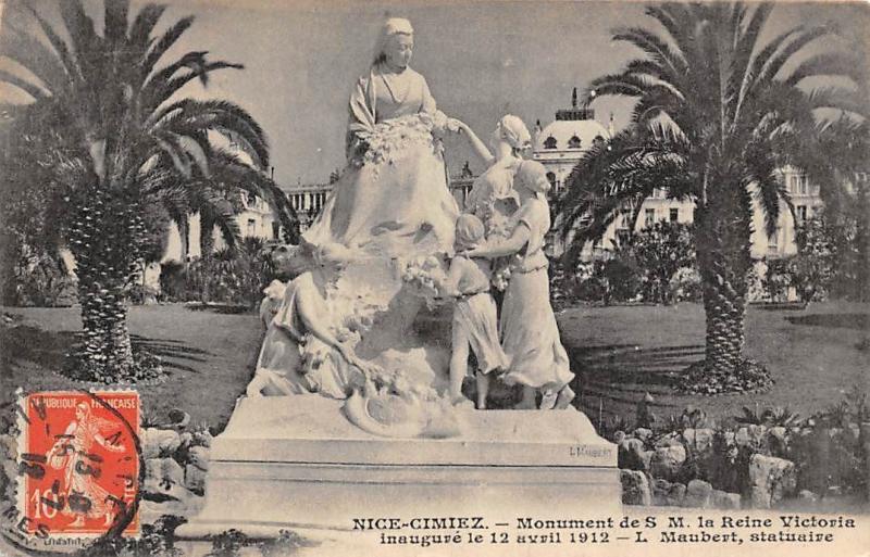 France Nice Gimiez Monument De Sm La Reine Victoria - 