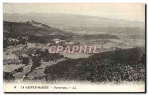 Old Postcard Panorama La Sainte Baume