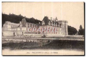 Old Postcard Villandry I and L Chateau