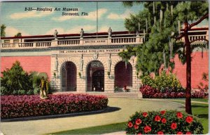 Postcard MUSEUM SCENE Sarasota Florida FL AK4406