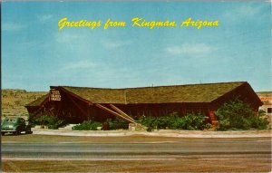 Greetings from Kingman AZ, Chamber of Commerce Vintage Postcard M63