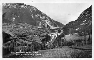 BR17919 Fort l Ecluse et le Viaduc Bellegarde   france