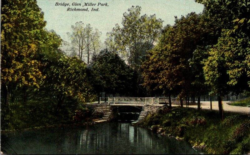 Indiana Richmond Glen Miller Park Bridge 1910