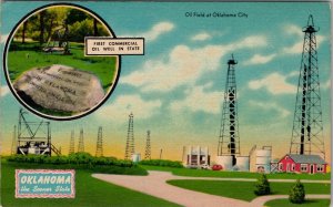 Oklahoma City Oil Field Postcard Y16
