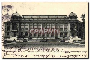 Old Postcard Paris Museum of Zoology Garden Plants Zoo