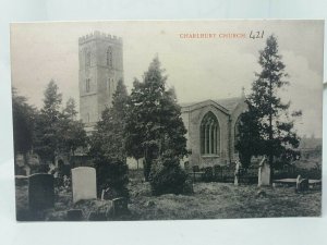 St Marys Church Charlbury Vintage Antique Postcard