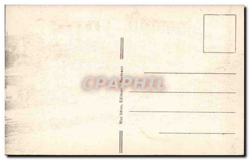 Arcachon Old Postcard The promenade pier