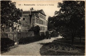 CPA Romorantin Le Square et le Theatre FRANCE (1287441)