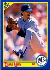 1990 Score Baseball Card Jerry Reed Seattle Mariners sk2664
