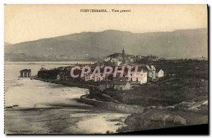 Old Postcard Fuenterrabia Vista General