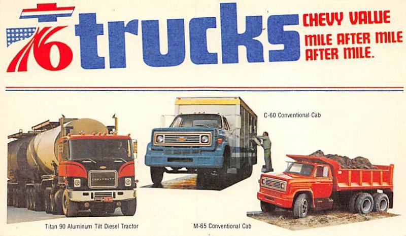 76 Trucks Chevrolet Unused 