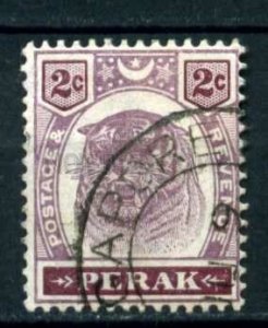 509648 Malaysia state 1895 year Perak Tiger stamp