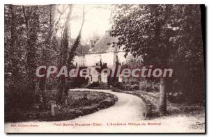 Old Postcard Pont Sainte Maxence Oise the Abbey of Montcel