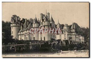 Postcard Old worn the XV and XVI century Chateau