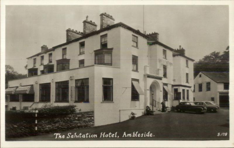 Ambleside - Salutation Hotel Real Photo Postcard