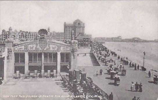 New Jersey Atlantic City View From Marlbourgh Blenheim Sun Roof