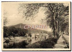 Modern Postcard St Antonin Noble Val Seen from the station