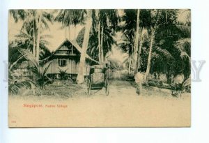 494538 Singapore native village Vintage postcard