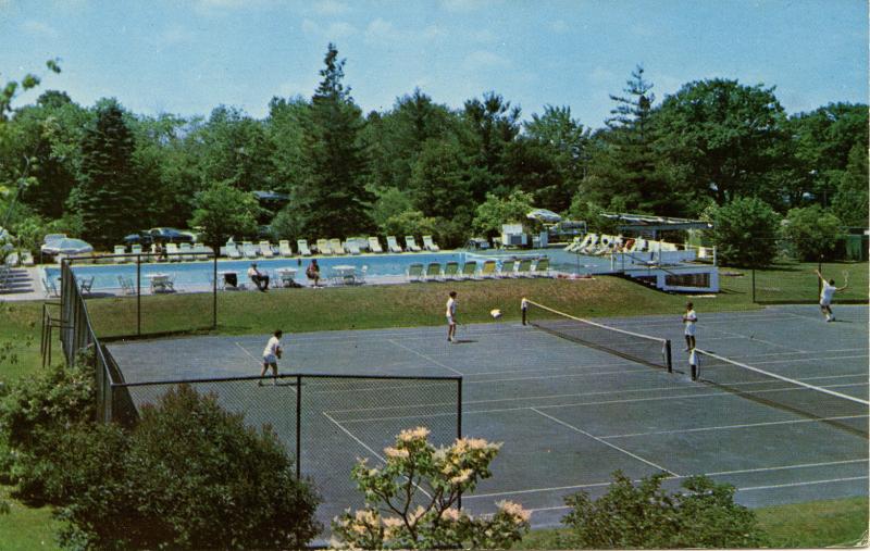 ME - Rockland. Samoset Hotel. Tennis, Swimming