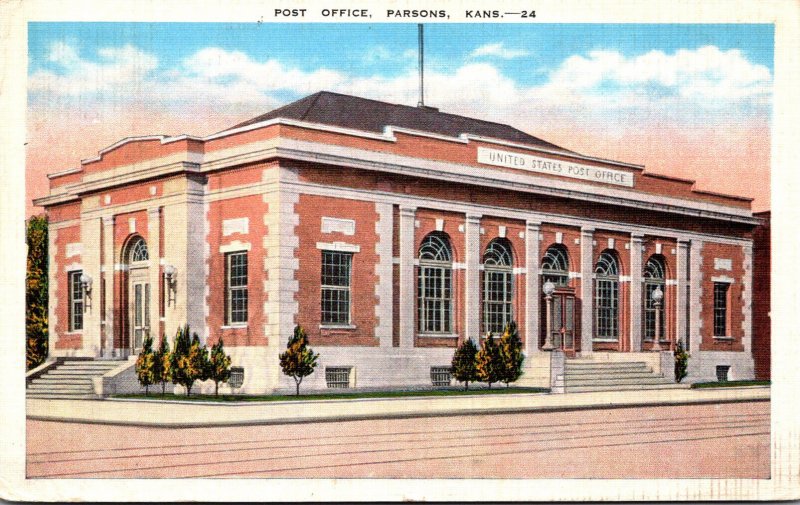 Kansas Parsons Post Office 1943