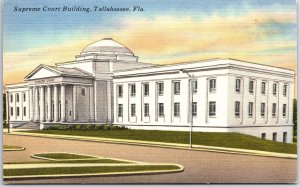 VINTAGE POSTCARD THE HIGH COURT BUILDING AT TALLAHASSEE FLORIDA c. 1940s