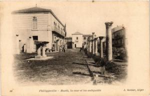 CPA Geiser 46 Philippeville Musée, la cour et les antiquités ALGERIE (756664)