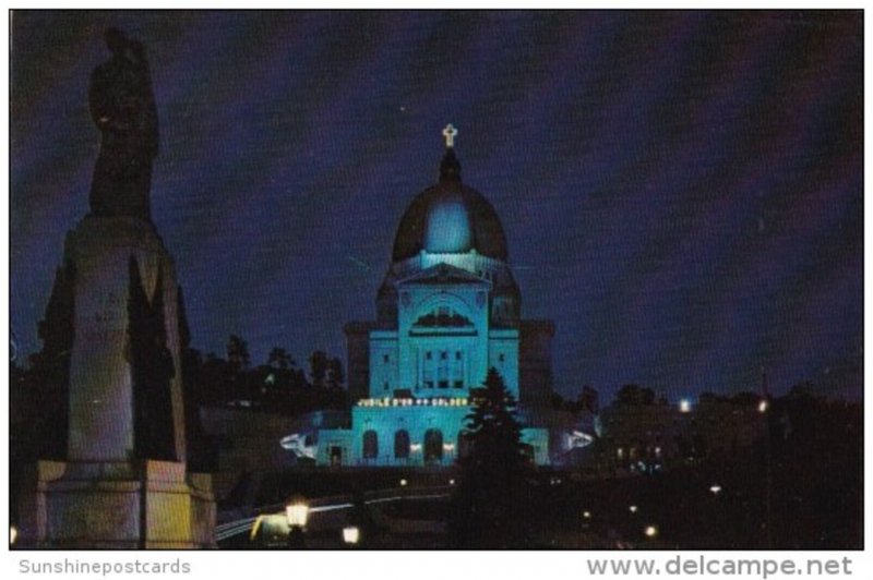 Canada Saint Joseph Oratory At Night Montreal Quebec