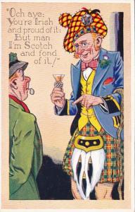 Scotland Humour Man Drinking Scotch