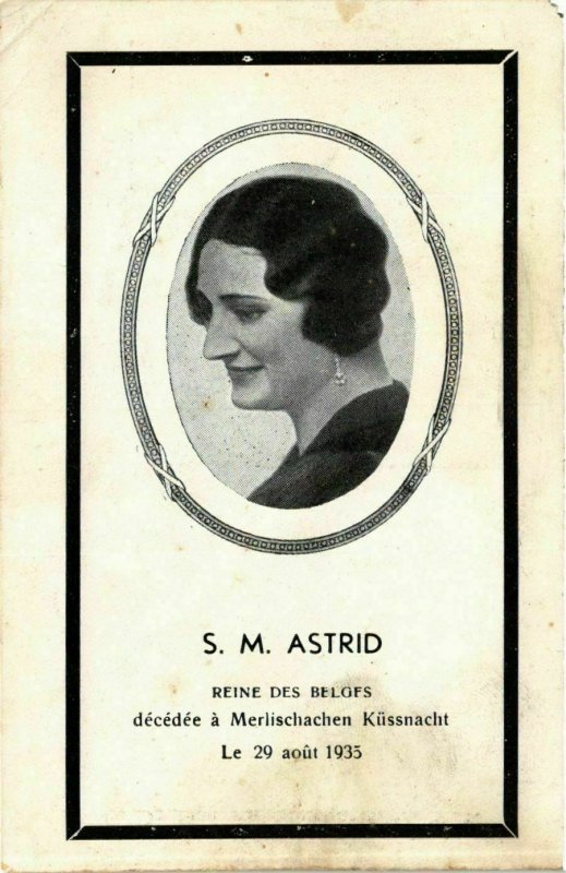 CPA AK S. M. Astrid - Reine des Belges BELGIAN ROYALTY (852132)