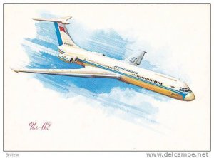 Aeroflot  Airlines IL-62 airplane , 1967