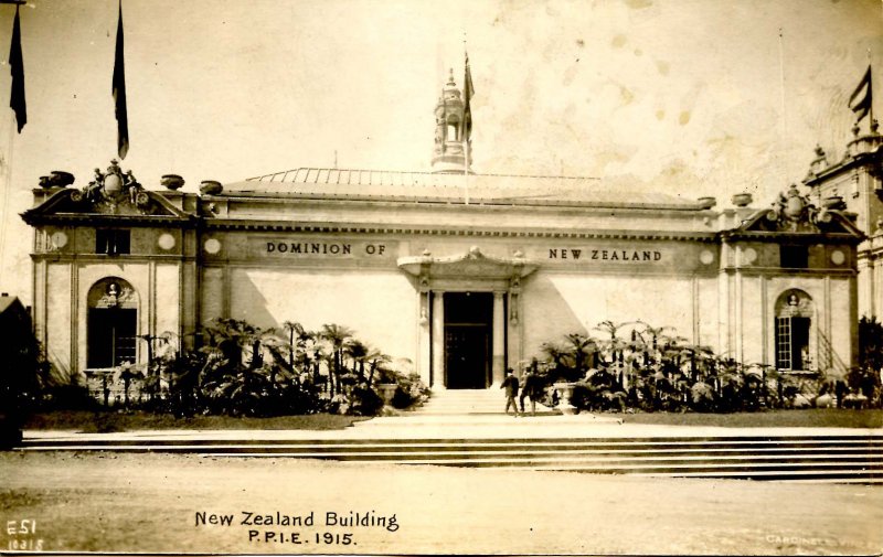 CA - San Francisco. 1915 Panama-Pacific Int'l Expo., New Zealand Bldg *RPPC