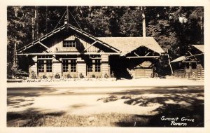 Summit Grove Tavern RPPC Ridgefield, Washington 1920s Antique Photo Postcard