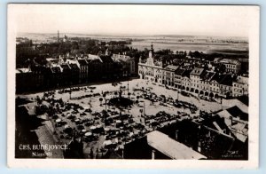 RPPC Ces. Budejovice Namesti  České Budějovice CZECH REPUBLIC Postcard