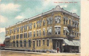 J63/ Canal Dover Ohio Postcard c1910 Hotel Herbert Building Store 237