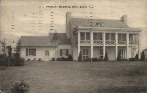 Penn's Penns Grove NJ Strickler Residence Postcard 