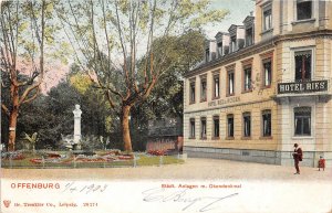 uk42181 anlagen okendenkmal offenburg germany hotel ries