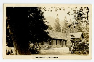 Postcard CA Camp Seeley California RPPC Real Photo