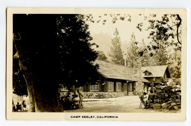 Postcard CA Camp Seeley California RPPC Real Photo 