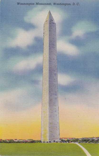 The Washington Monument - Washington, DC - Linen