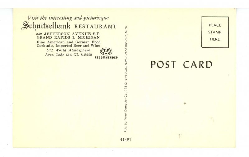 MI - Grand Rapids. Schnitzelbank Restaurant, Interior